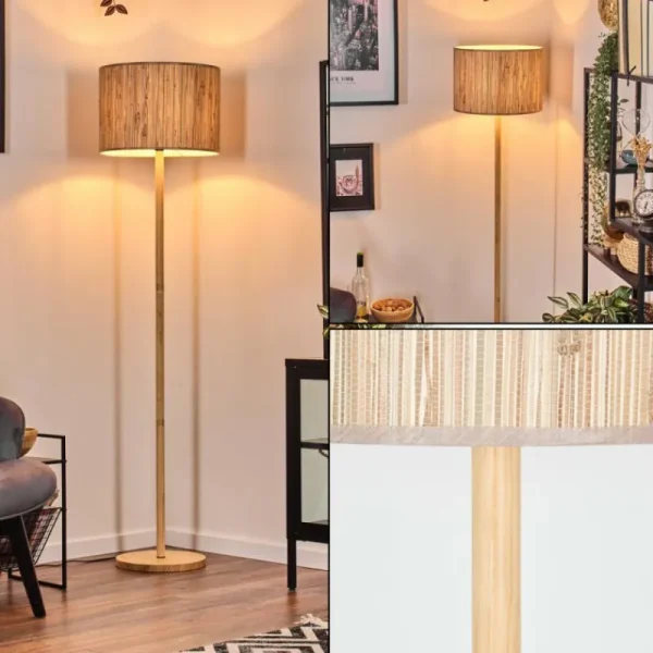 hofstein Bongal Lampadaire Écru, 1 lumière* Lampes Modernes