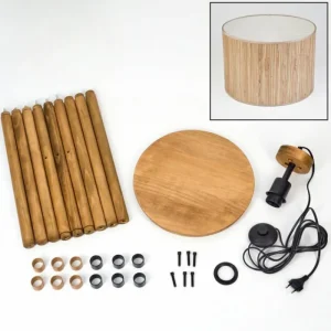hofstein Bongal Lampadaire Écru, 1 lumière* Lampes Modernes