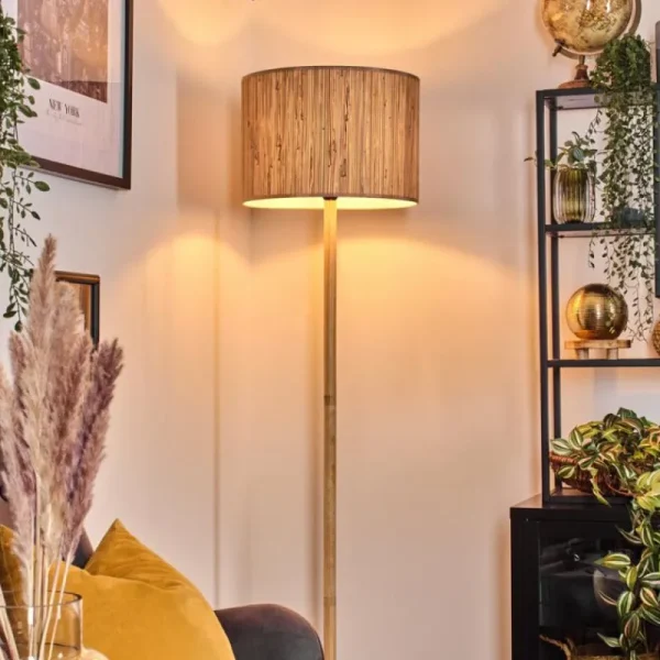 hofstein Bongal Lampadaire Écru, 1 lumière* Lampes Modernes