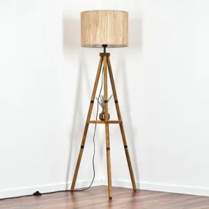 hofstein Bongal Lampadaire Écru, 1 lumière* Lampes Modernes