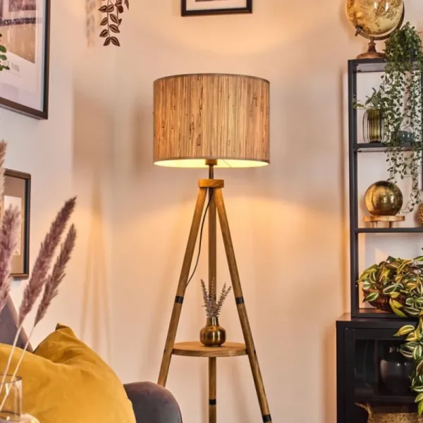 hofstein Bongal Lampadaire Écru, 1 lumière* Lampes Modernes