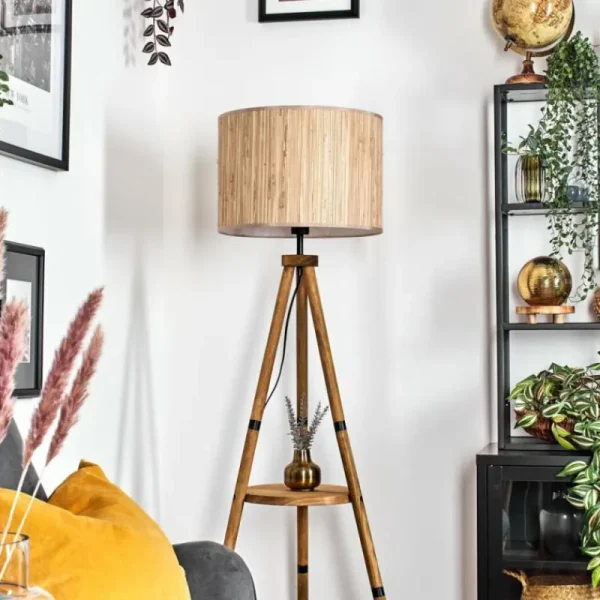 hofstein Bongal Lampadaire Écru, 1 lumière* Lampes Modernes
