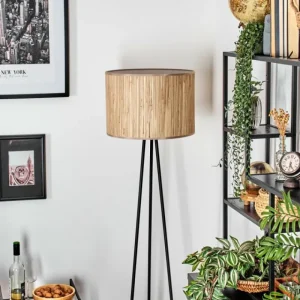hofstein Bongal Lampadaire, Liseuse Noir, 1 lumière* Lampes Modernes