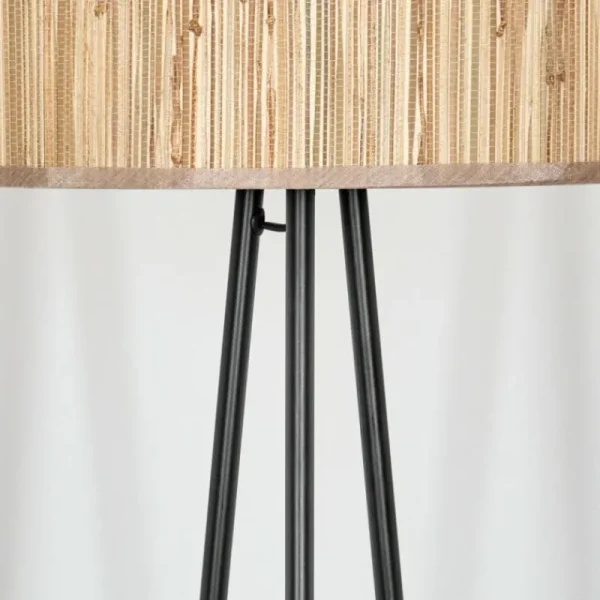 hofstein Bongal Lampadaire, Liseuse Noir, 1 lumière* Lampes Modernes