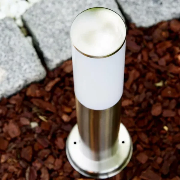 hofstein Borne d'éclairage Caserta Acier inoxydable, 1 lumière* Lampes Modernes