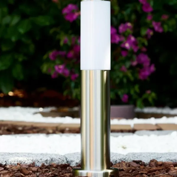 hofstein Borne d'éclairage Caserta Acier inoxydable, 1 lumière* Lampes Modernes