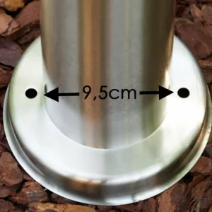 hofstein Borne d'éclairage Tunes Acier inoxydable, 1 lumière* Lampes Modernes