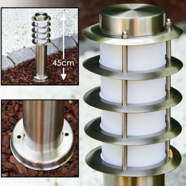hofstein Borne d'éclairage Tunes Acier inoxydable, 1 lumière* Lampes Modernes