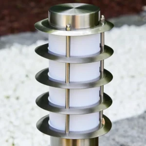 hofstein Borne d'éclairage Tunes Acier inoxydable, 1 lumière* Lampes Modernes