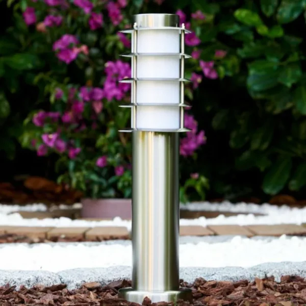 hofstein Borne d'éclairage Tunes Acier inoxydable, 1 lumière* Lampes Modernes