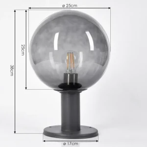 hofstein Borne lumineuse Bostarenga Anthracite, 1 lumière* Lampes Modernes