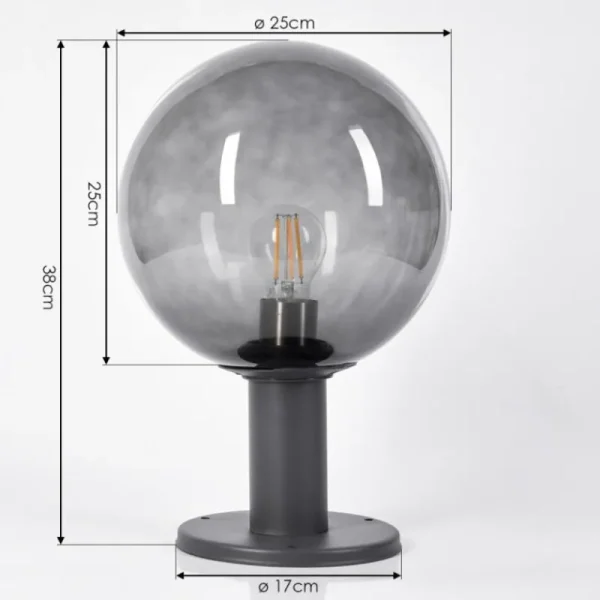 hofstein Borne lumineuse Bostarenga Anthracite, 1 lumière* Lampes Modernes