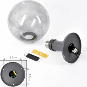 hofstein Borne lumineuse Bostarenga Anthracite, 1 lumière* Lampes Modernes