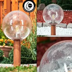 hofstein Borne lumineuse Bubodefo Brun, Couleur bois, 1 lumière* Lampes Modernes