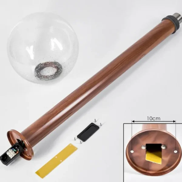 hofstein Borne lumineuse Bubodefo Brun, Couleur bois, 1 lumière* Lampes Modernes