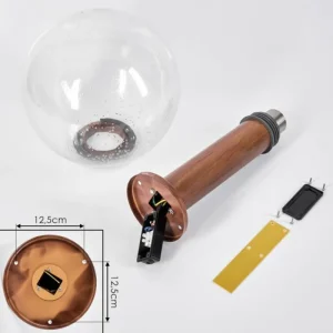 hofstein Borne lumineuse Bubodefo Brun, Couleur bois, 1 lumière* Lampes Modernes