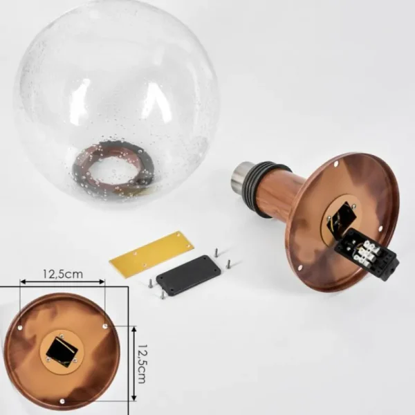 hofstein Borne lumineuse Bubodefo Brun, Couleur bois, 1 lumière* Lampes Modernes