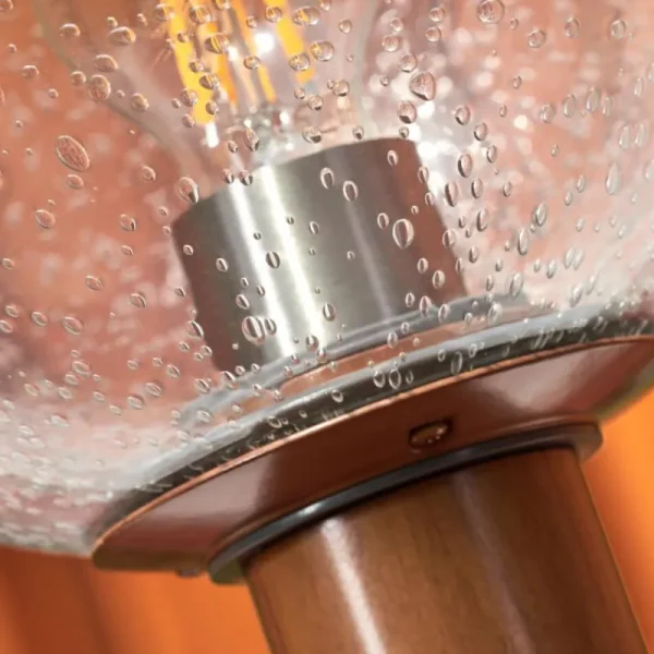 hofstein Borne lumineuse Bubodefo Brun, Couleur bois, 1 lumière* Lampes Modernes