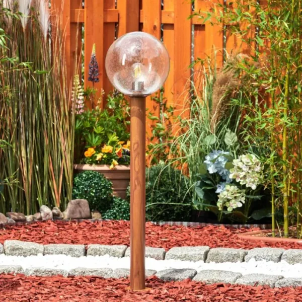 hofstein Borne lumineuse Bubodefo Brun, Couleur bois, 1 lumière* Lampes Modernes