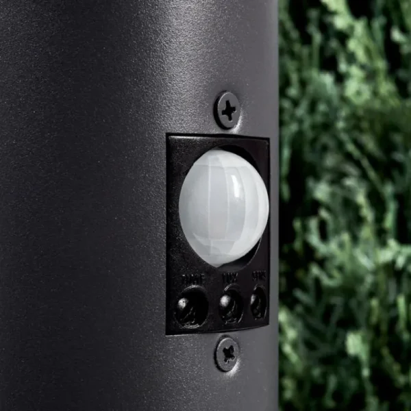 hofstein Borne lumineuse Gaborone Anthracite, 1 lumière, Détecteur de mouvement* Lampes Modernes