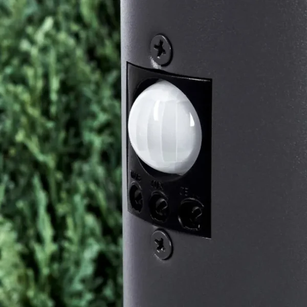hofstein Borne lumineuse Gaborone Anthracite, 1 lumière, Détecteur de mouvement* Lampes Modernes