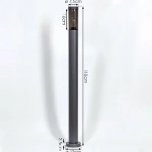 hofstein Borne lumineuse Gaborone Anthracite, 1 lumière* Lampes Modernes