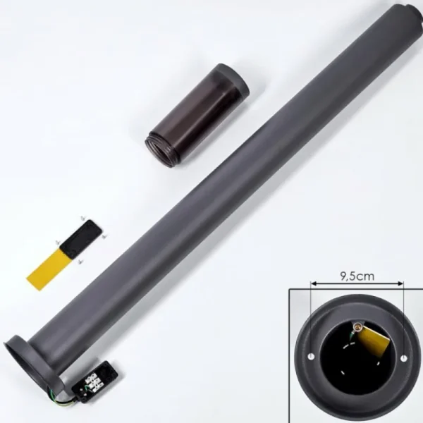 hofstein Borne lumineuse Gaborone Anthracite, 1 lumière* Lampes Modernes