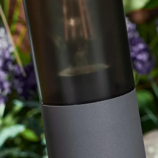 hofstein Borne lumineuse Gaborone Anthracite, 1 lumière, Détecteur de mouvement* Lampes Modernes