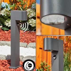 hofstein Borne lumineuse Kingstown Anthracite, 1 lumière, Détecteur de mouvement* Lampes Modernes