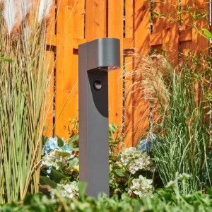 hofstein Borne lumineuse Kingstown Anthracite, 1 lumière, Détecteur de mouvement* Lampes Modernes