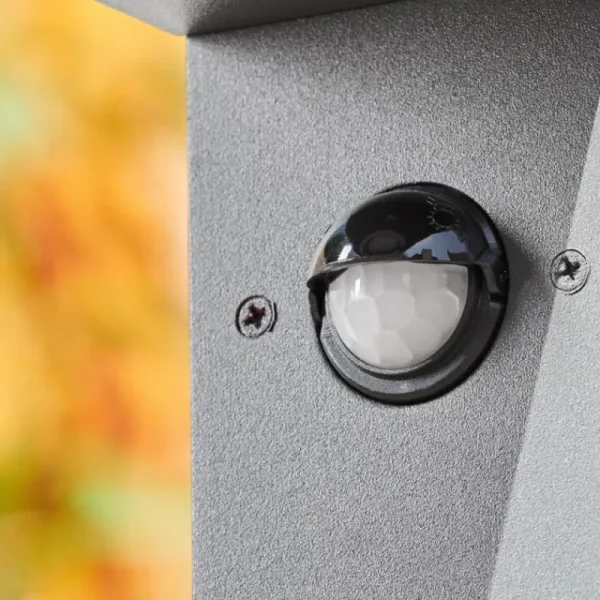 hofstein Borne lumineuse Kingstown Anthracite, 1 lumière, Détecteur de mouvement* Lampes Modernes