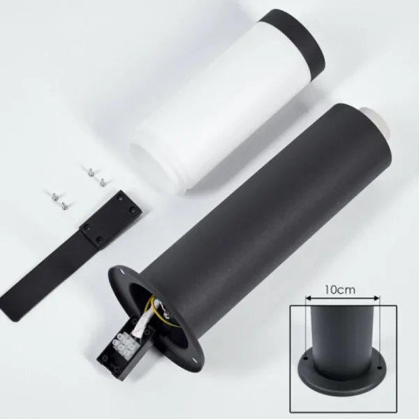 hofstein Borne lumineuse Ruti Noir, 1 lumière* Lampes Modernes