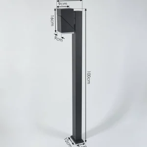 hofstein Borne lumineuse Toogong LED Anthracite, 1 lumière* Lampes Modernes