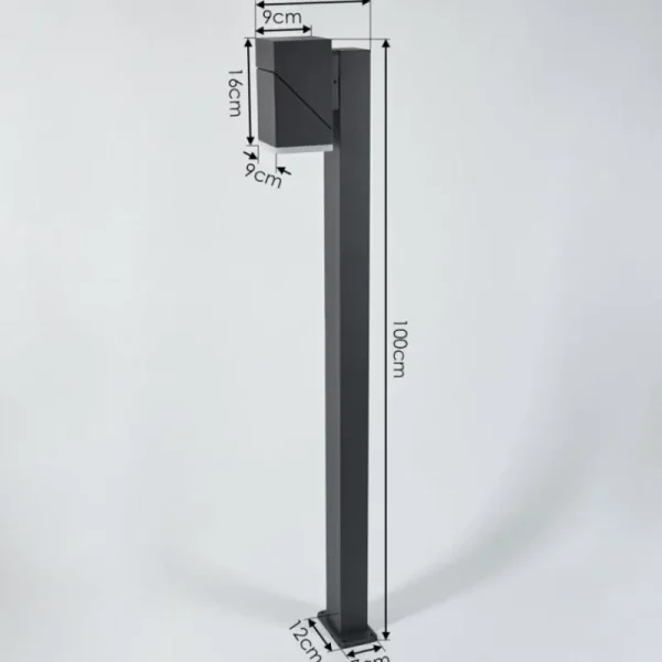 hofstein Borne lumineuse Toogong LED Anthracite, 1 lumière* Lampes Modernes
