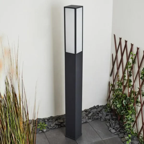 hofstein Borne lumineuse Apidou LED Anthracite, 1 lumière* Lampes Modernes