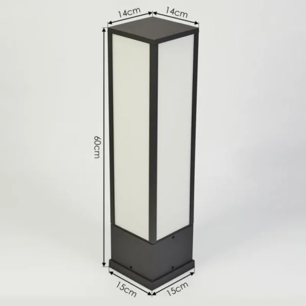 hofstein Borne lumineuse Apidou LED Anthracite, 1 lumière* Lampes Modernes