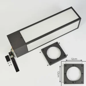 hofstein Borne lumineuse Apidou LED Anthracite, 1 lumière* Lampes Modernes