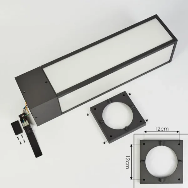 hofstein Borne lumineuse Apidou LED Anthracite, 1 lumière* Lampes Modernes