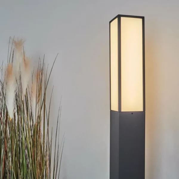 hofstein Borne lumineuse Apidou LED Anthracite, 1 lumière* Lampes Modernes