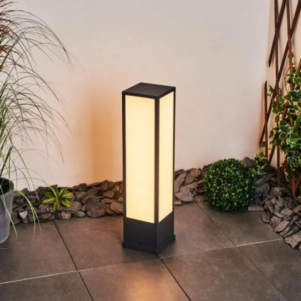 hofstein Borne lumineuse Apidou LED Anthracite, 1 lumière* Lampes Modernes