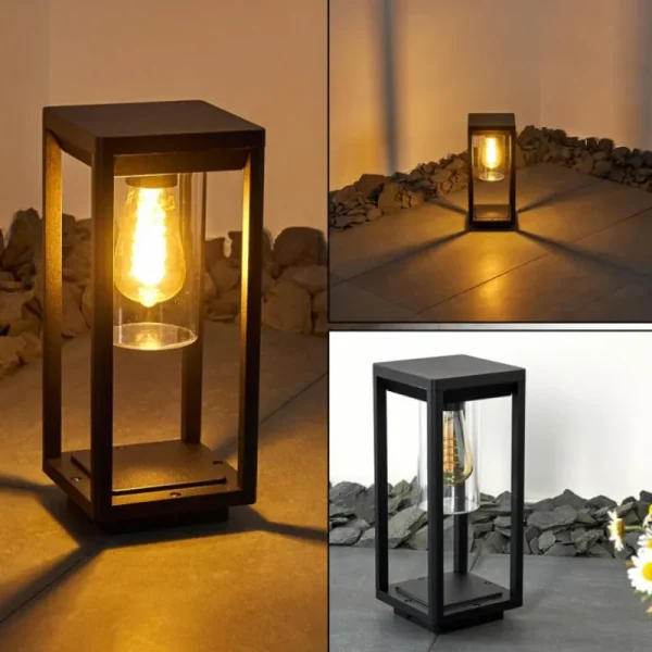 hofstein Borne lumineuse Baoshan Noir, 1 lumière* Lampes Modernes