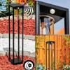 hofstein Borne lumineuse Baoshan Noir, 1 lumière, Détecteur de mouvement* Lampes Modernes