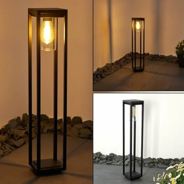 hofstein Borne lumineuse Baoshan Noir, 1 lumière* Lampes Modernes