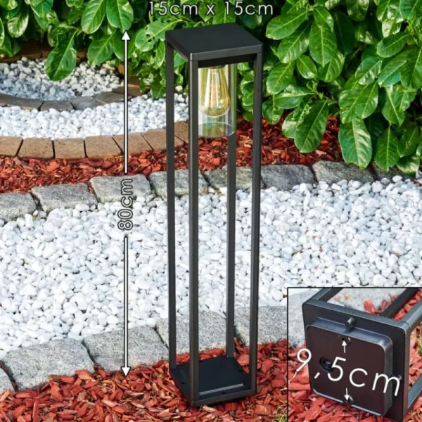 hofstein Borne lumineuse Baoshan Noir, 1 lumière* Lampes Modernes