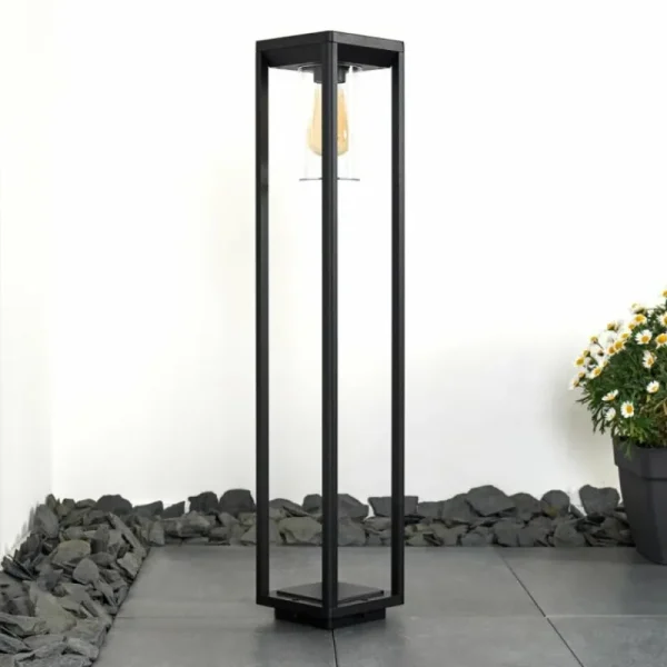 hofstein Borne lumineuse Baoshan Noir, 1 lumière* Lampes Modernes