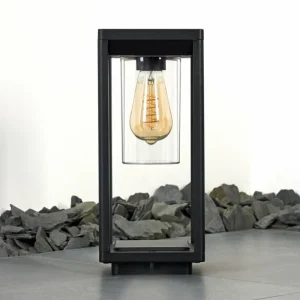 hofstein Borne lumineuse Baoshan Noir, 1 lumière* Lampes Modernes