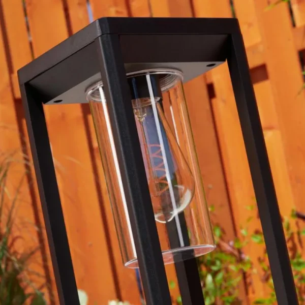hofstein Borne lumineuse Baoshan Noir, 1 lumière* Lampes Modernes