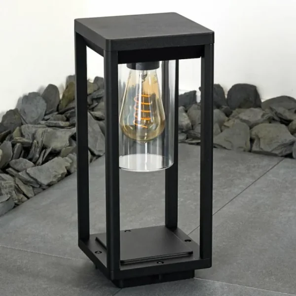 hofstein Borne lumineuse Baoshan Noir, 1 lumière* Lampes Modernes