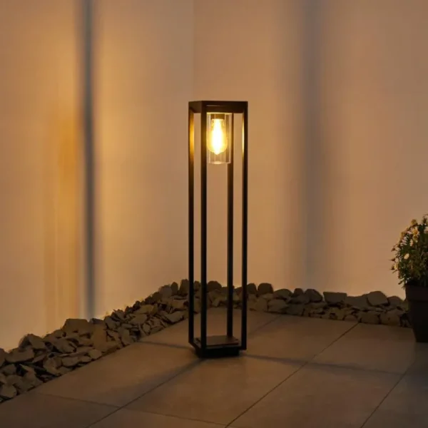 hofstein Borne lumineuse Baoshan Noir, 1 lumière* Lampes Modernes