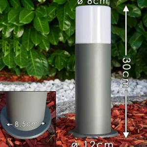 hofstein Borne lumineuse Buhrkall Anthracite, 1 lumière* Lampes Modernes